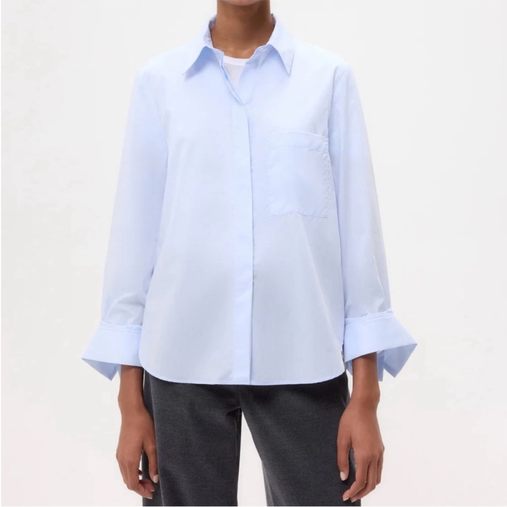 TWP Ex Boyfriend Light Blue Button Down Shirt